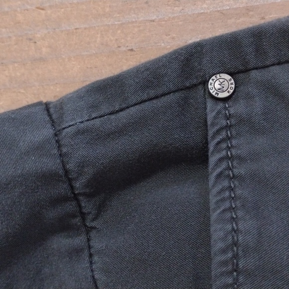 Michael Kors Army Green Gramercy Fit Flare Ankle Pants Size 8p - Picture 7 of 11